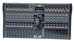 20 channel Audio Mixer with USB & SD card slot & LCD display
